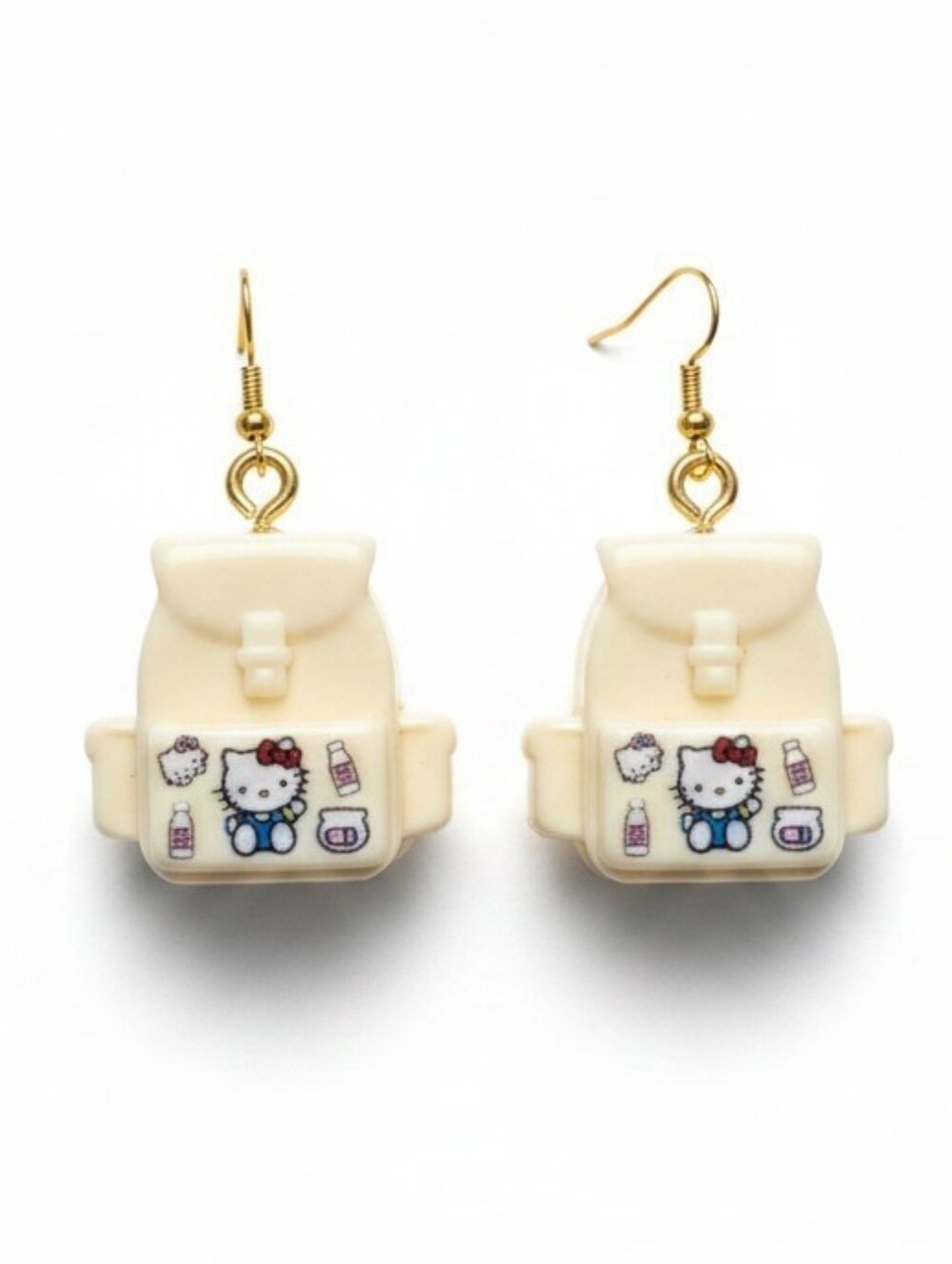 Handmade Hello Kitty Backpack Charm Earrings - Picture 5 of 5